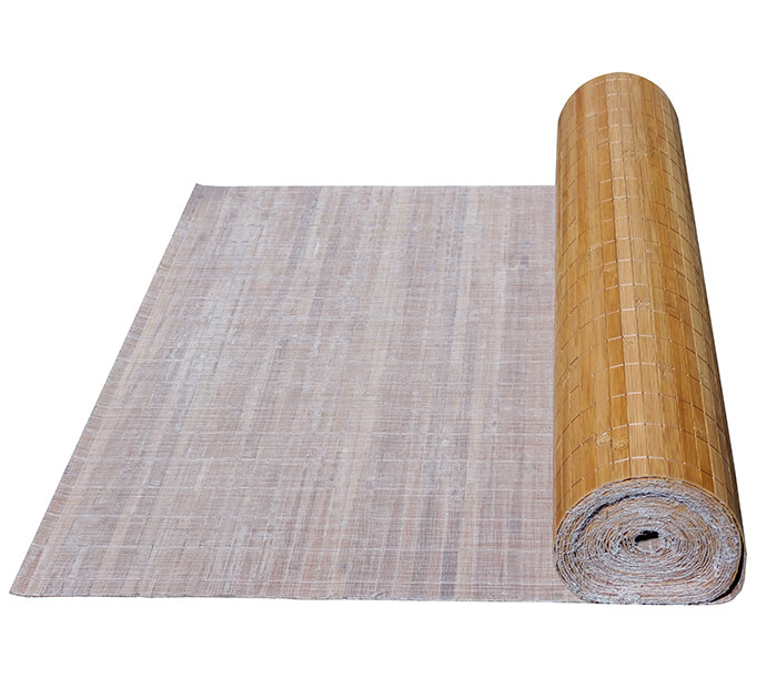 Бамбуковое полотно с нитью тонированного цвета ламель 17 мм, шир. 2,5 м.